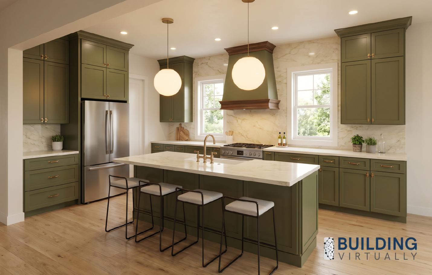Interior Kitchen Render